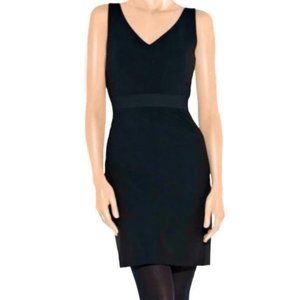 Theory Alcoa V-Neck Sheath Dress Black
